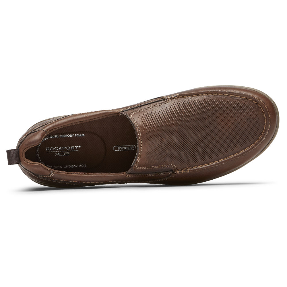 Slip-Ons Rockport Hombre Mexico - City Edge Marrom - HNRIW7419